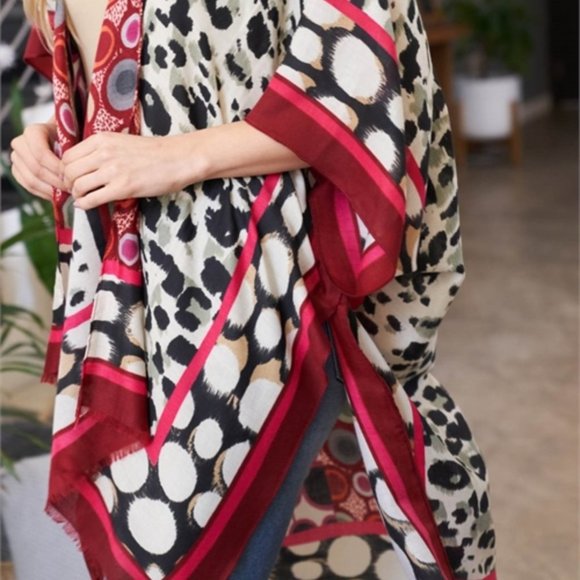 Multi Print kimono - Picture 4 of 10